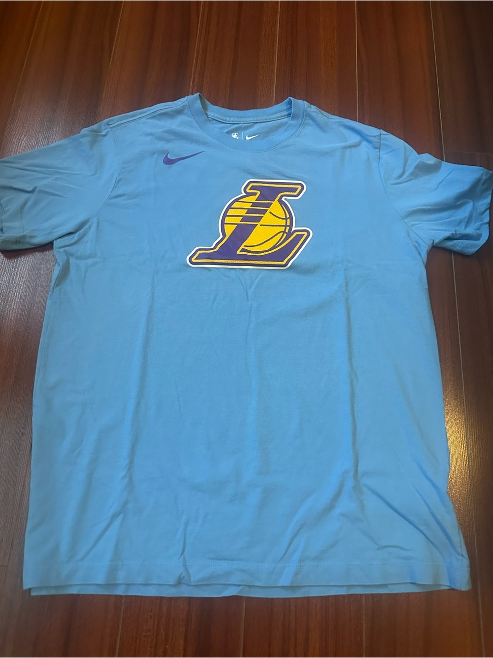 Nike Light Blue Los Angeles Lakers Logo Tee